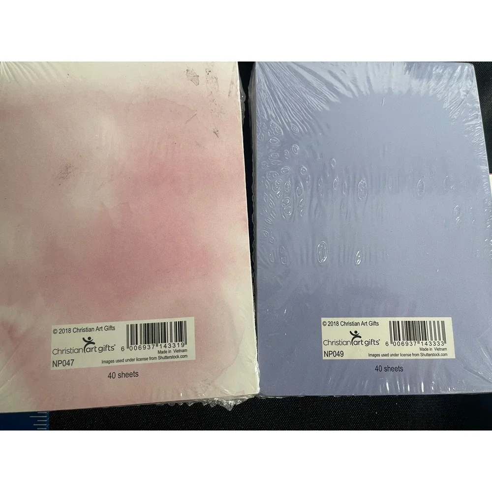 Christian Art Gifts 15pc‎ Animal Bible Verse Notepad Set 40 Sheets NP047 NP049